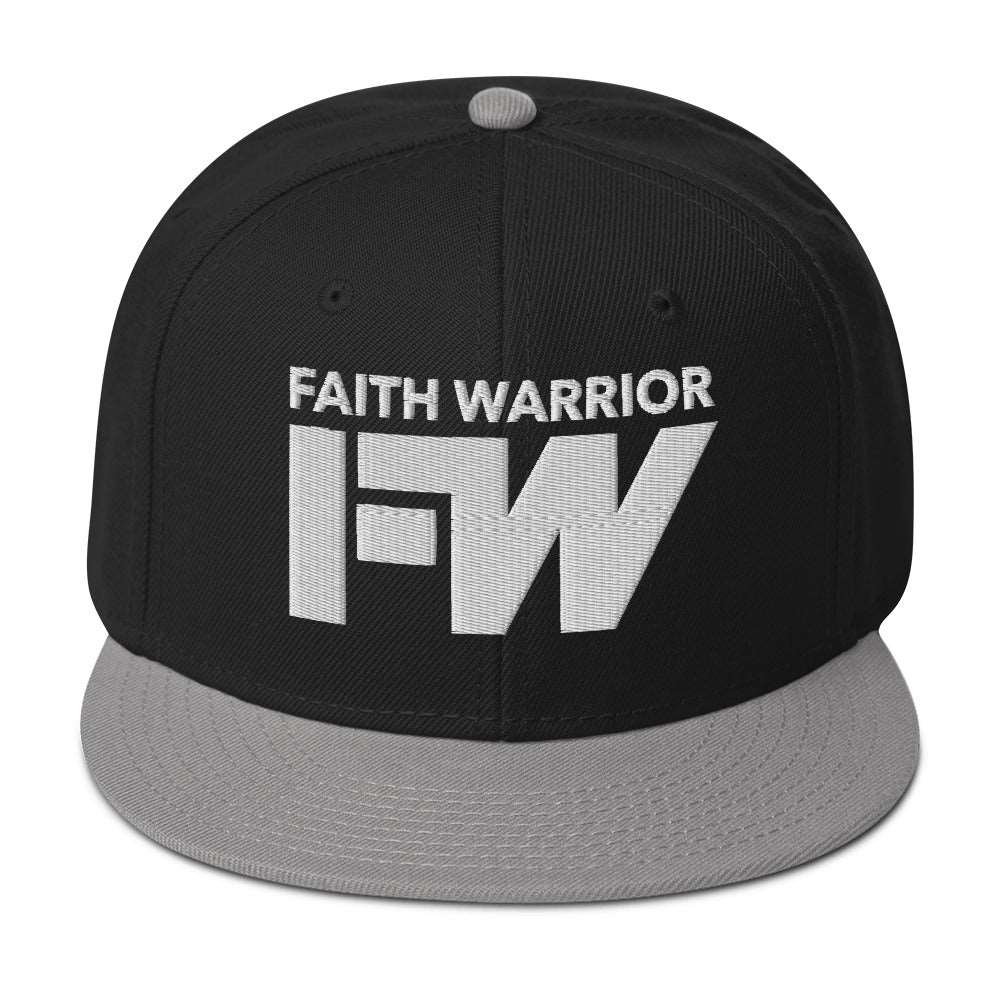 Faith Warrior Embroidered Snapback Hat