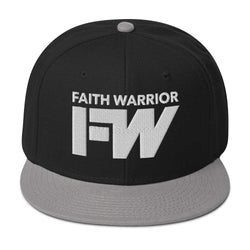 Image of Faith Warrior Embroidered Snapback Hat