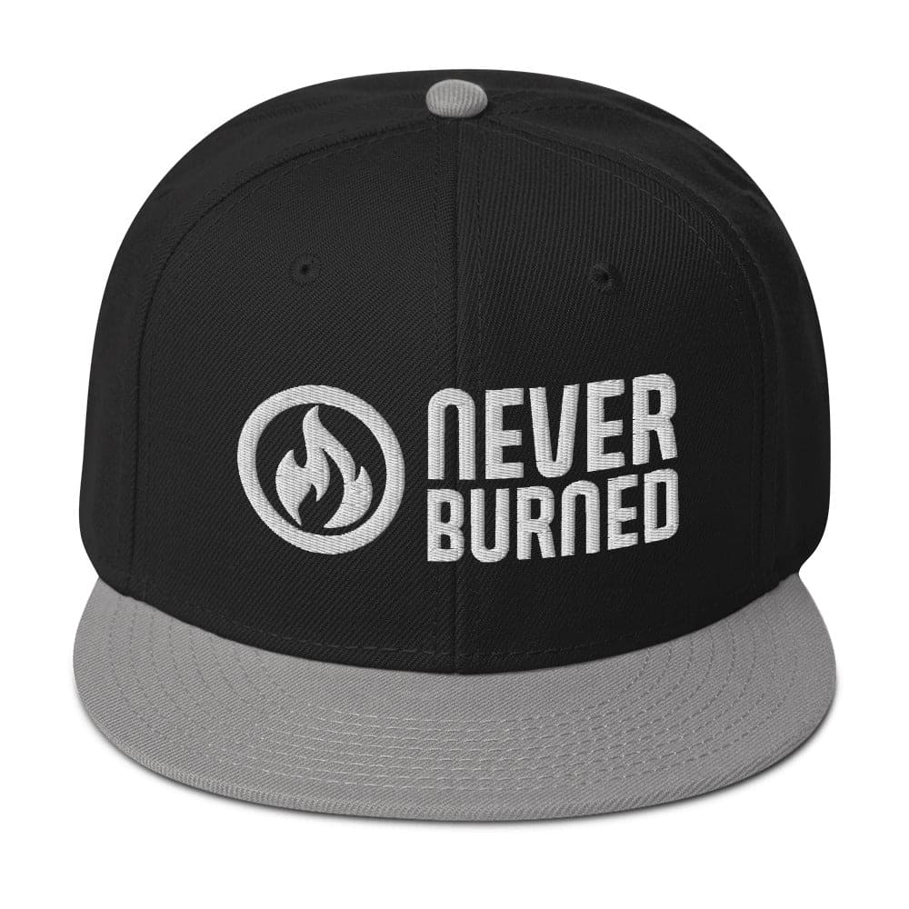 Never Burned Embroidered Snapback Hat