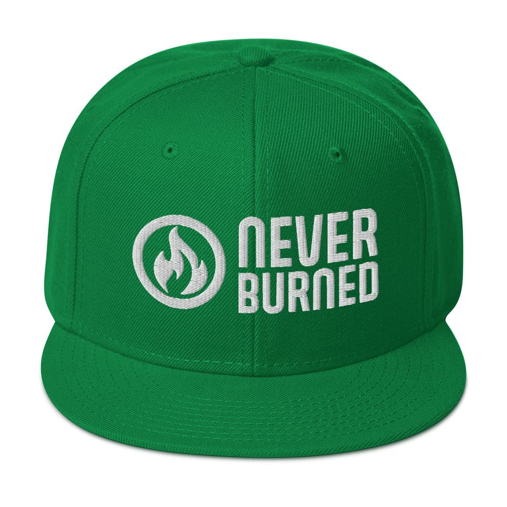 Never Burned Embroidered Snapback Hat