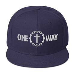 Image of One Way Embroidered Snapback Hat