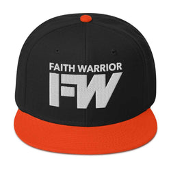 Image of Faith Warrior Embroidered Snapback Hat