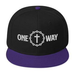 Image of One Way Embroidered Snapback Hat