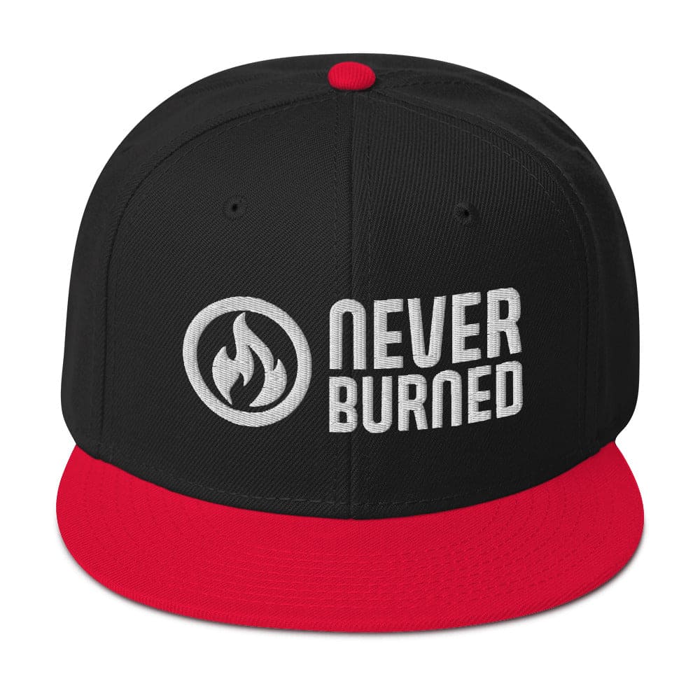 Never Burned Embroidered Snapback Hat