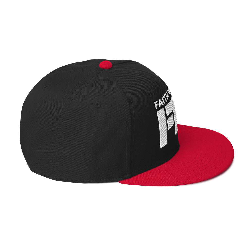 Faith Warrior Embroidered Snapback Hat