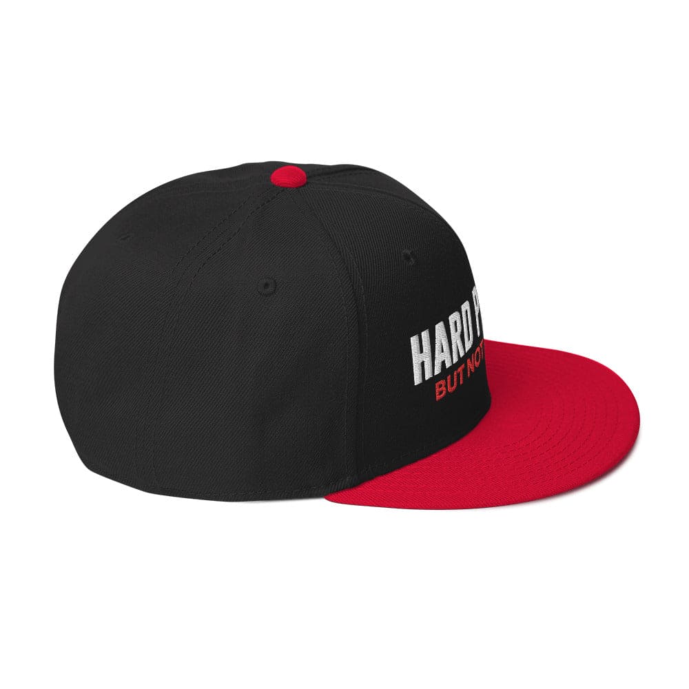 Hard Pressed Embroidered Snapback Hat