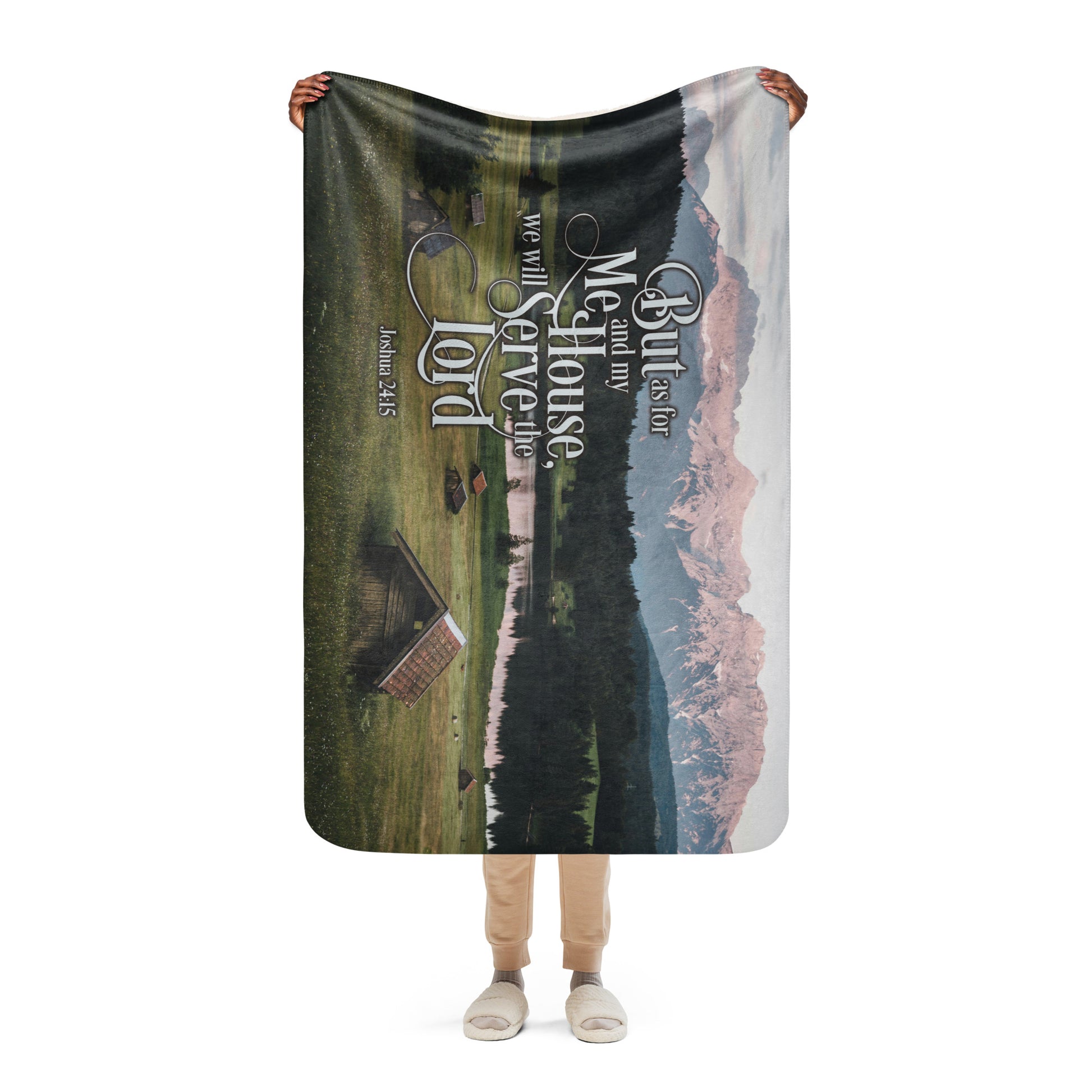 "Me and My House" Sherpa Blanket