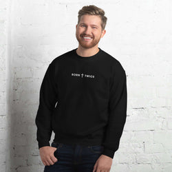 Image of Born Twice Embroidered Sweatshirt