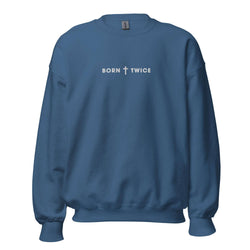 Image of Born Twice Embroidered Sweatshirt