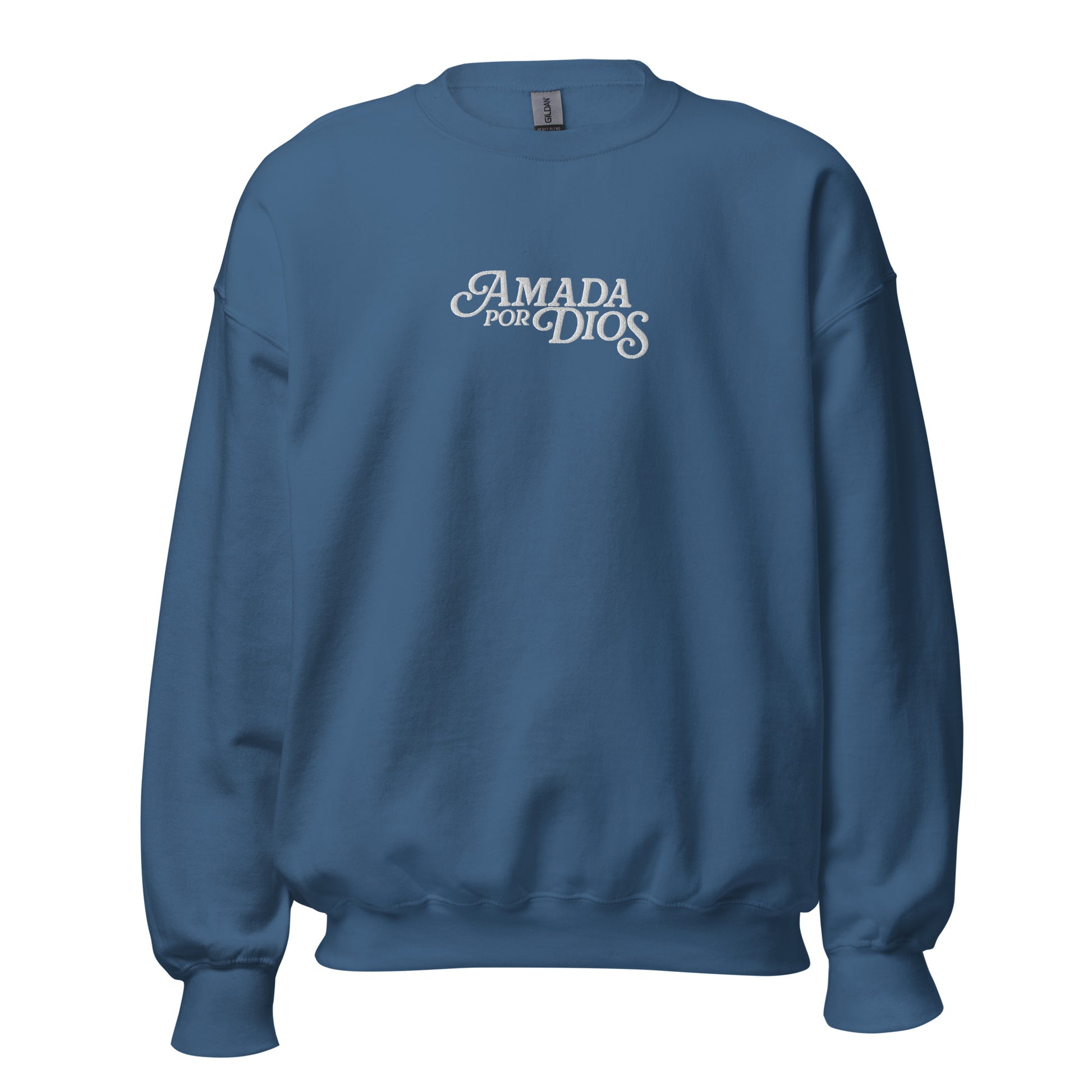 "Amada Por Dios"  Sweatshirt Bordado