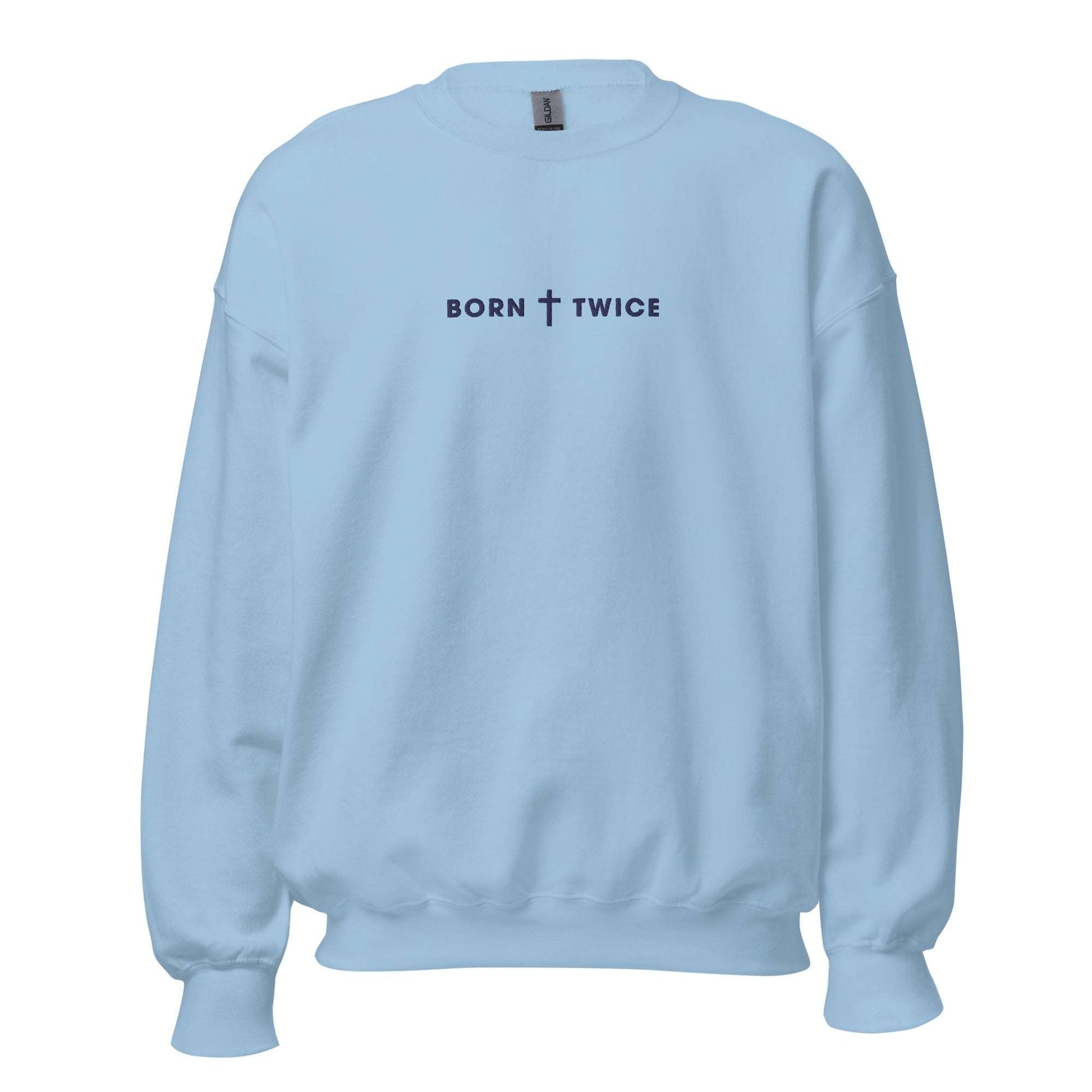 Born Twice Embroidered Sweatshirt