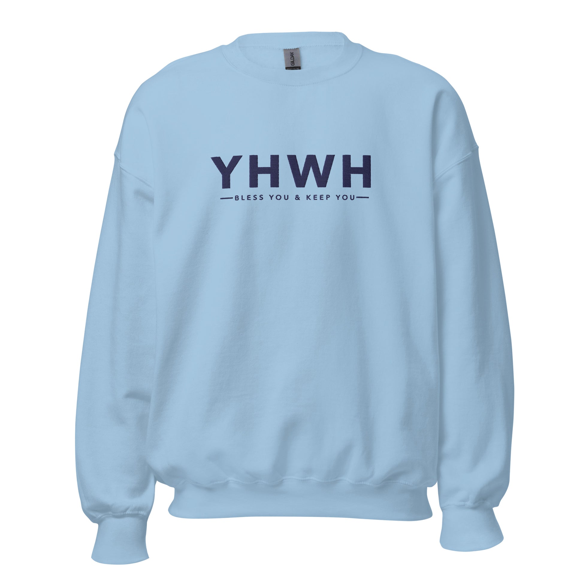 YHWH "Bless you and Keep" Embroidered Sweatshirt