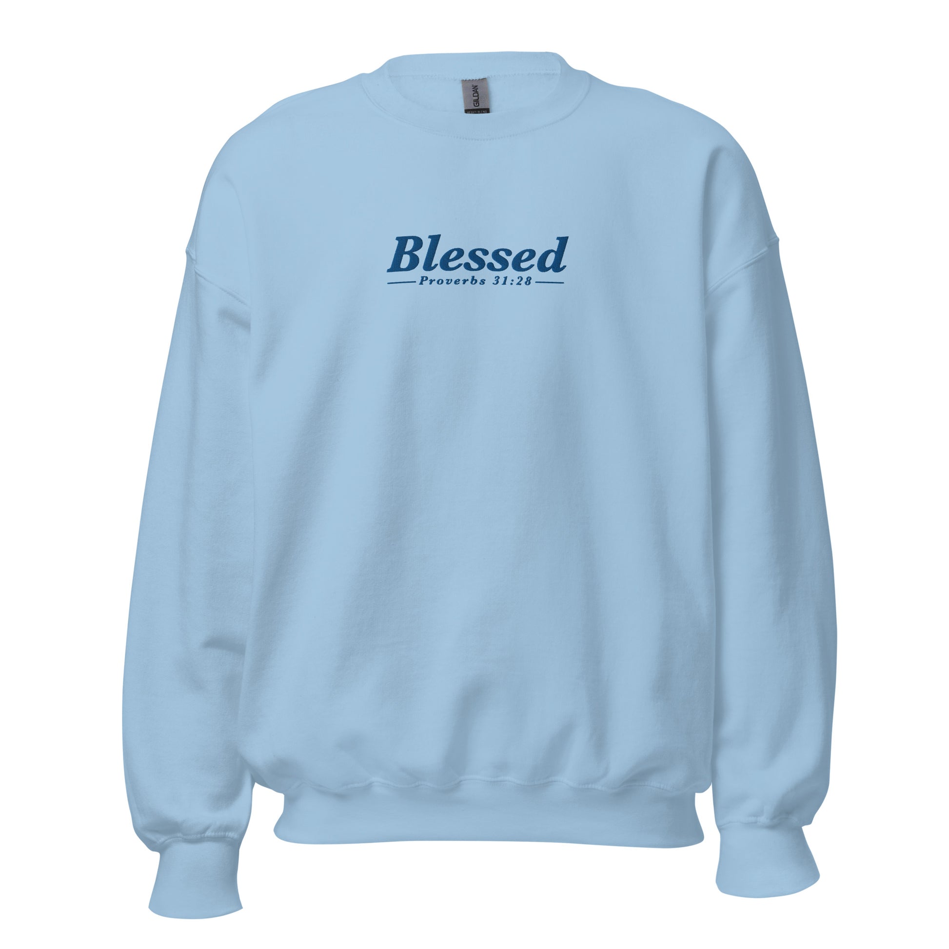 "Blessed" Embroidered Sweatshirt