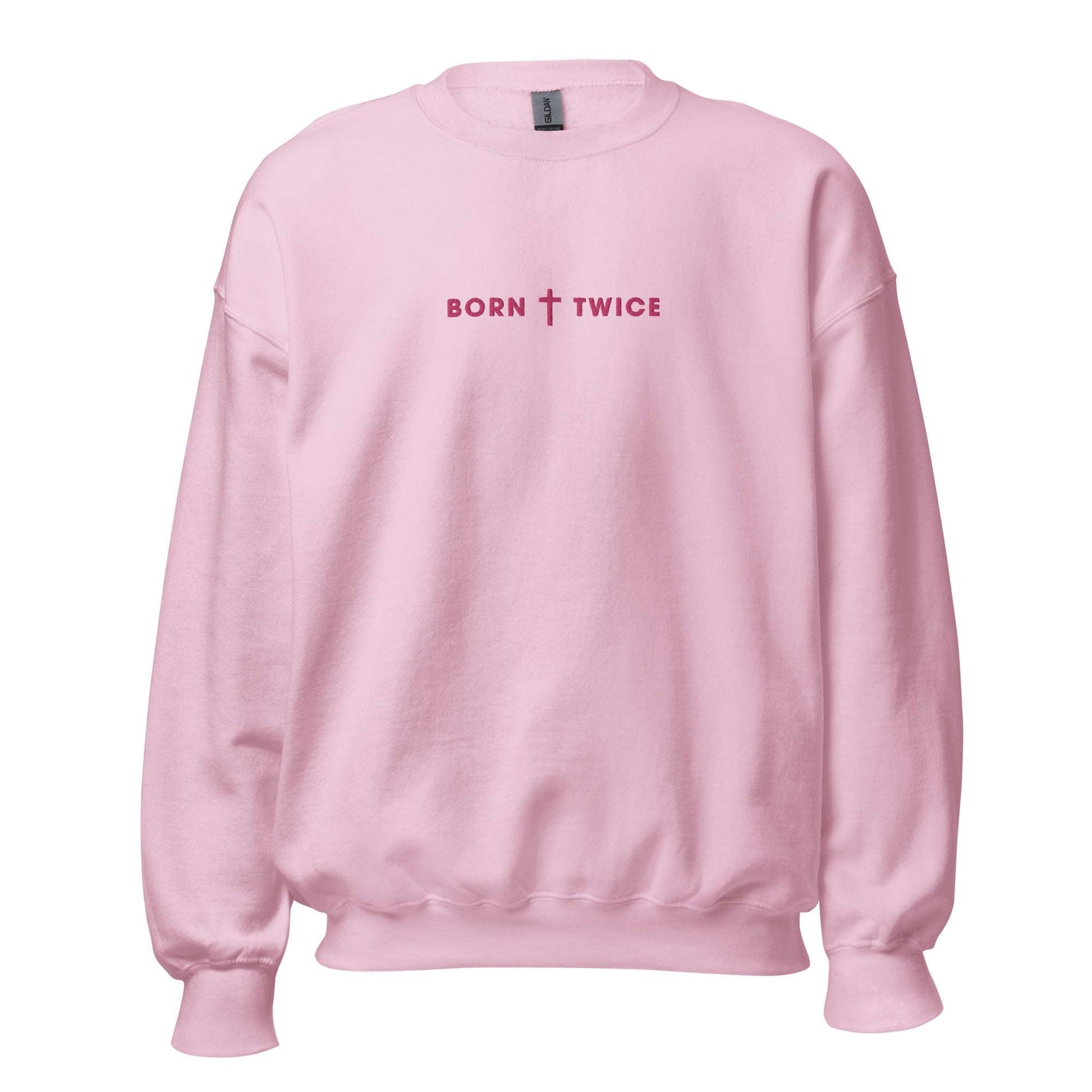 Born Twice Embroidered Sweatshirt