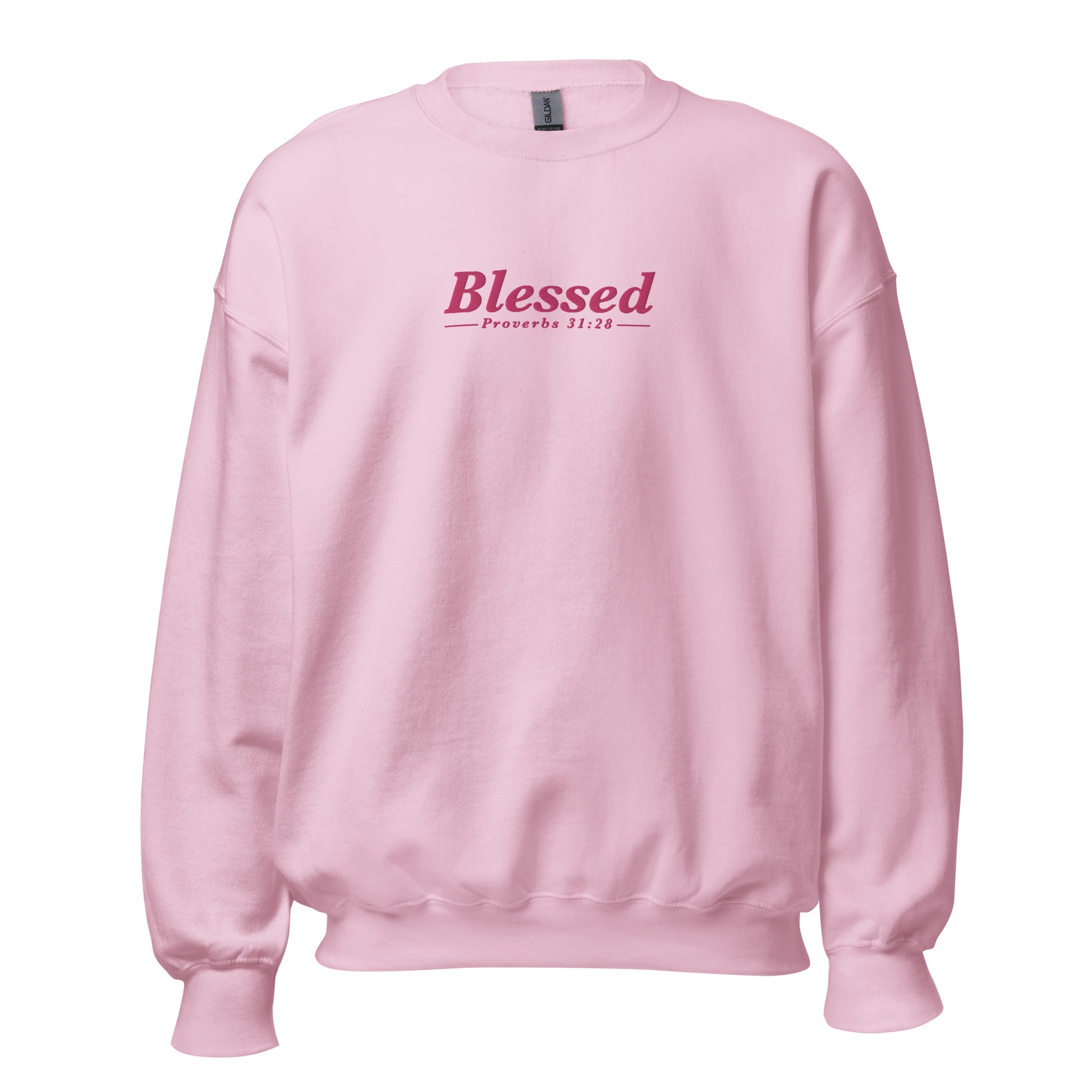 "Blessed" Embroidered Sweatshirt