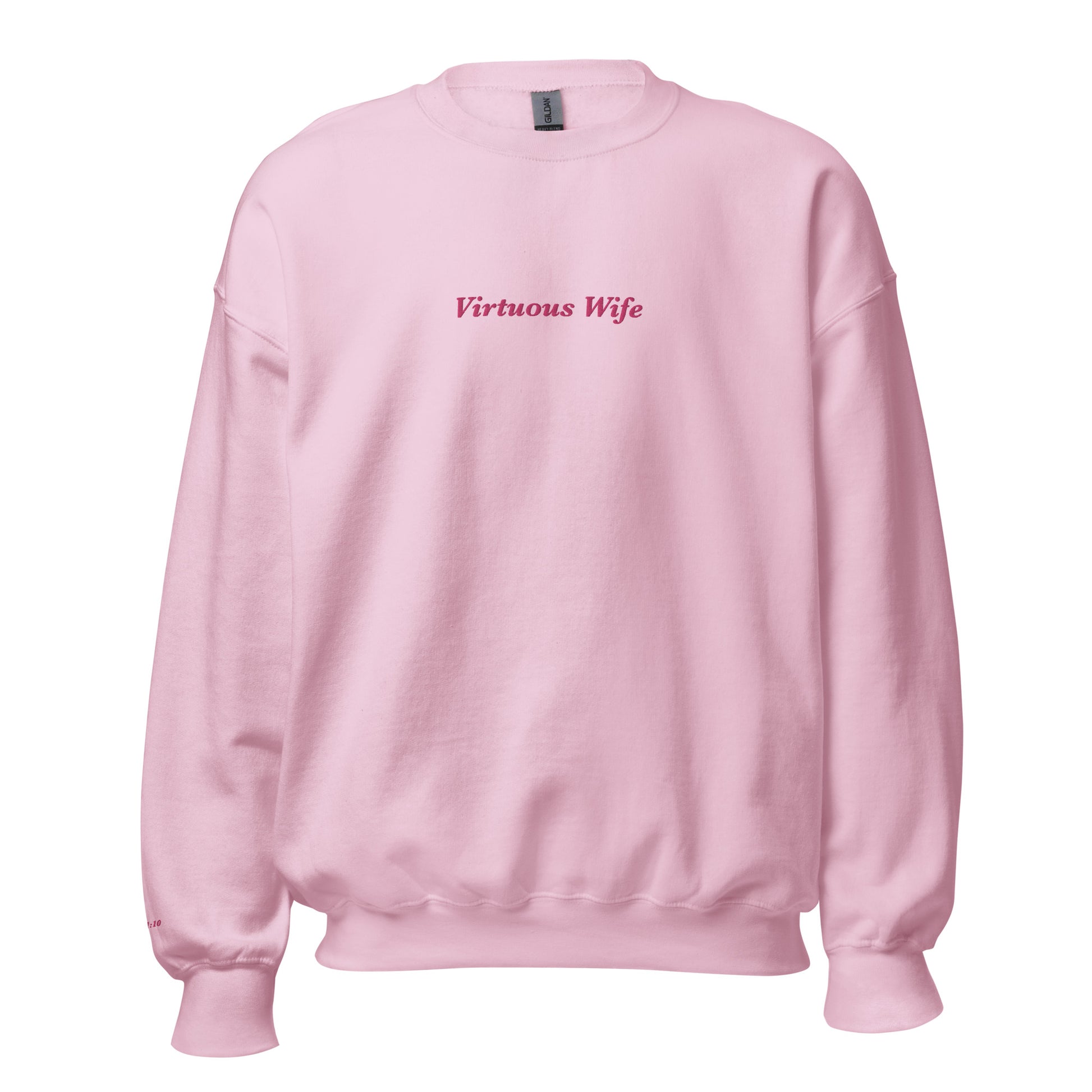 "Virtuous Wife" Embroidered Sweatshirt