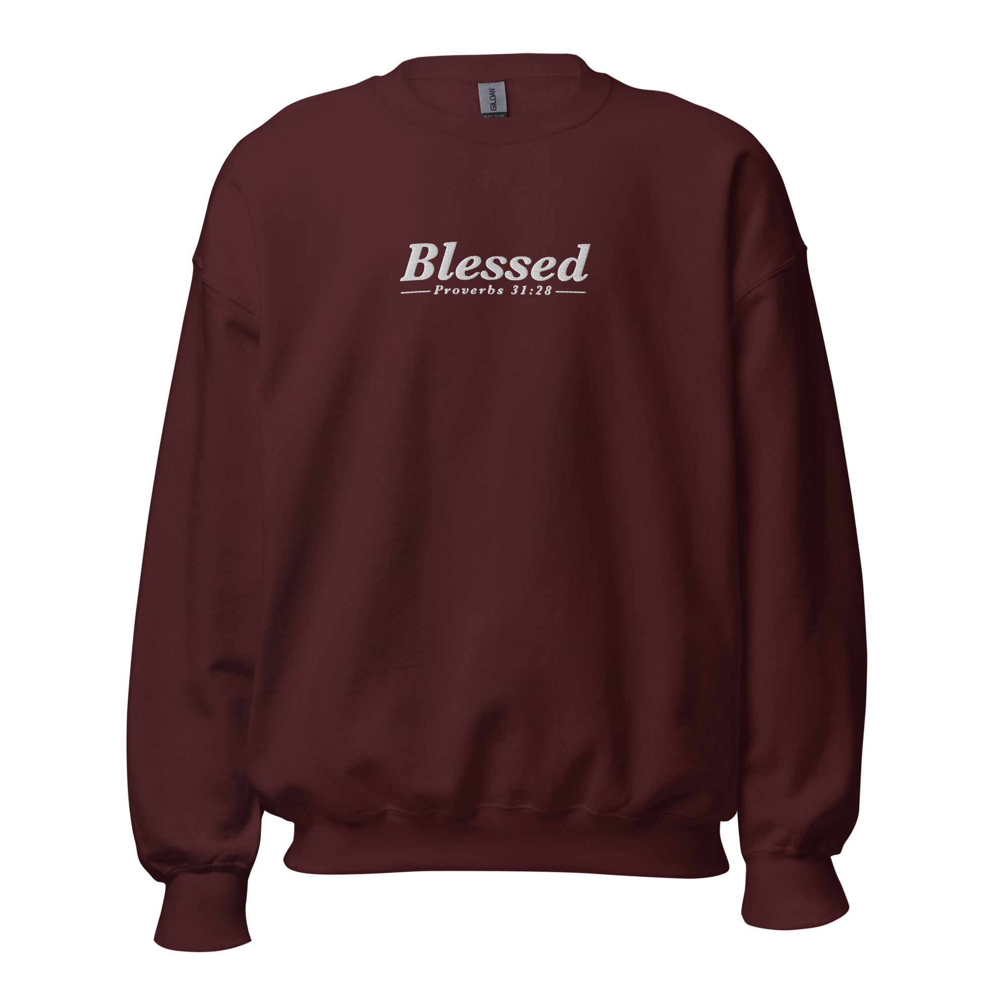 "Blessed" Embroidered Sweatshirt