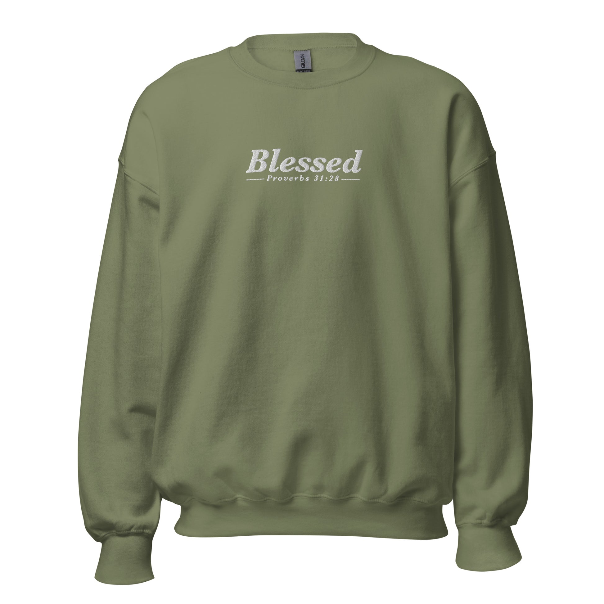 "Blessed" Embroidered Sweatshirt