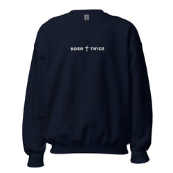 Image of Born Twice Embroidered Sweatshirt