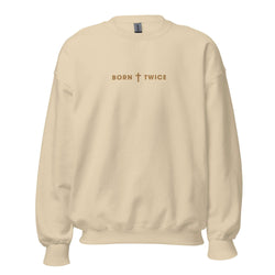 Image of Born Twice Embroidered Sweatshirt