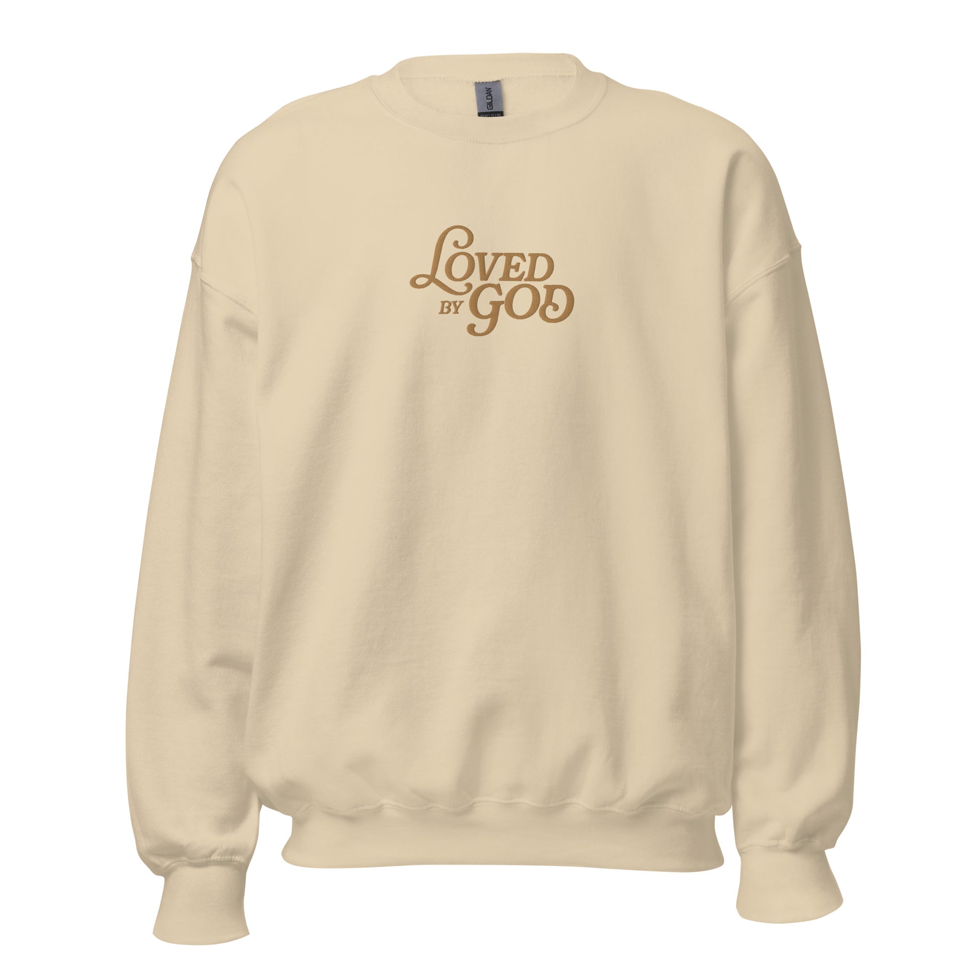 "Loved by God" Embroidered Sweatshirt