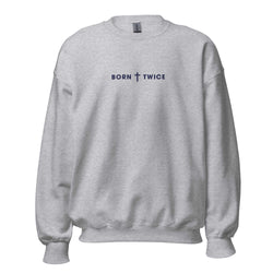 Image of Born Twice Embroidered Sweatshirt