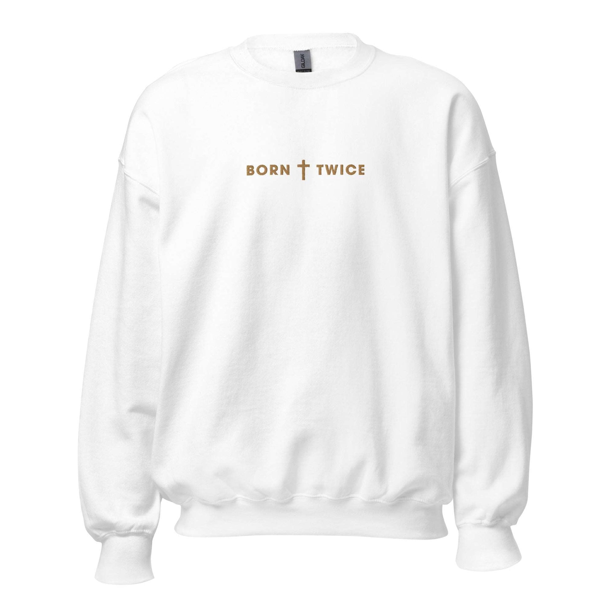 Born Twice Embroidered Sweatshirt