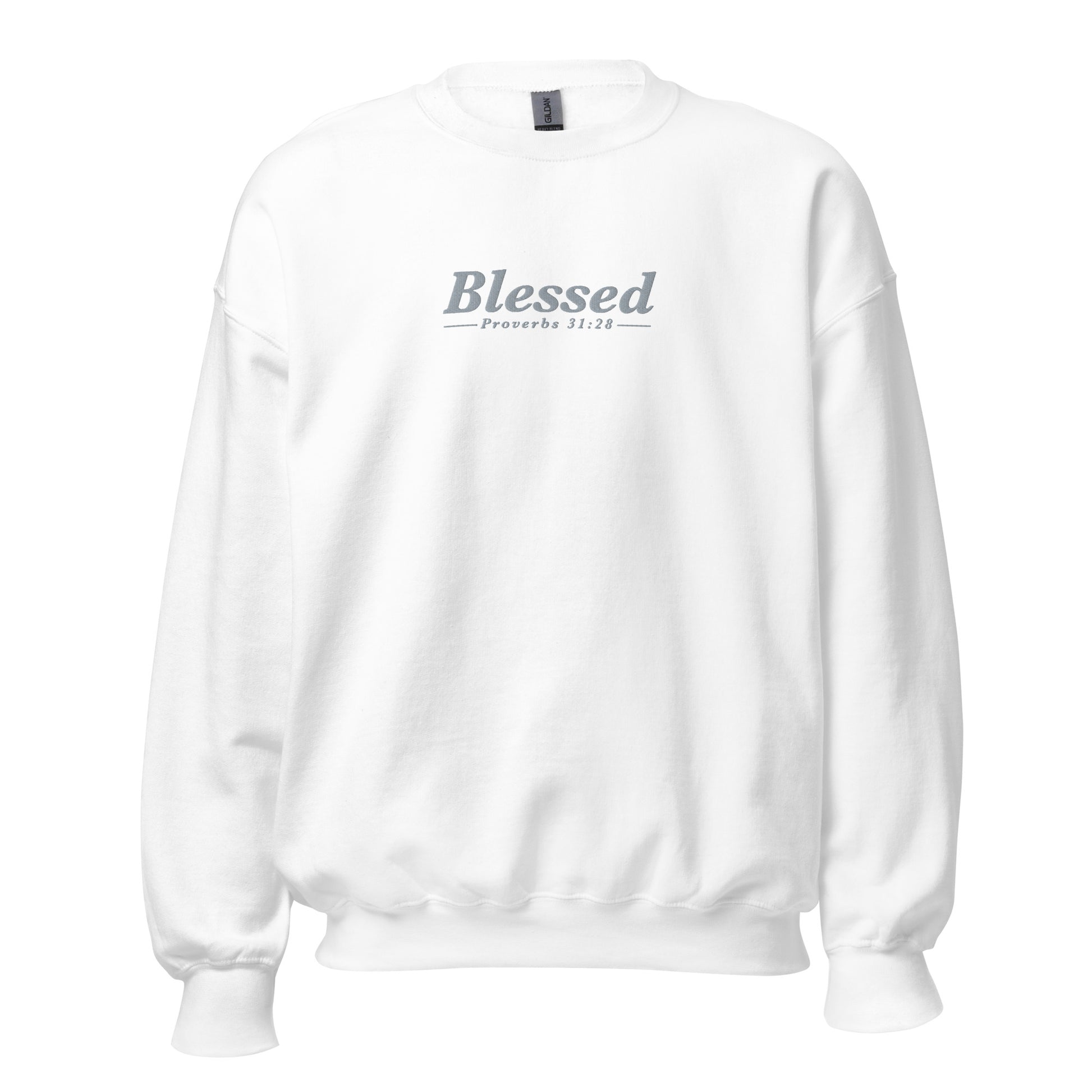 "Blessed" Embroidered Sweatshirt