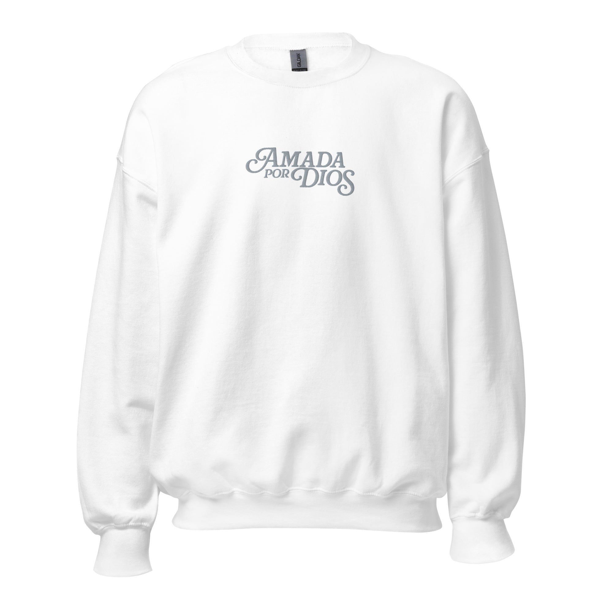 "Amada Por Dios"  Sweatshirt Bordado