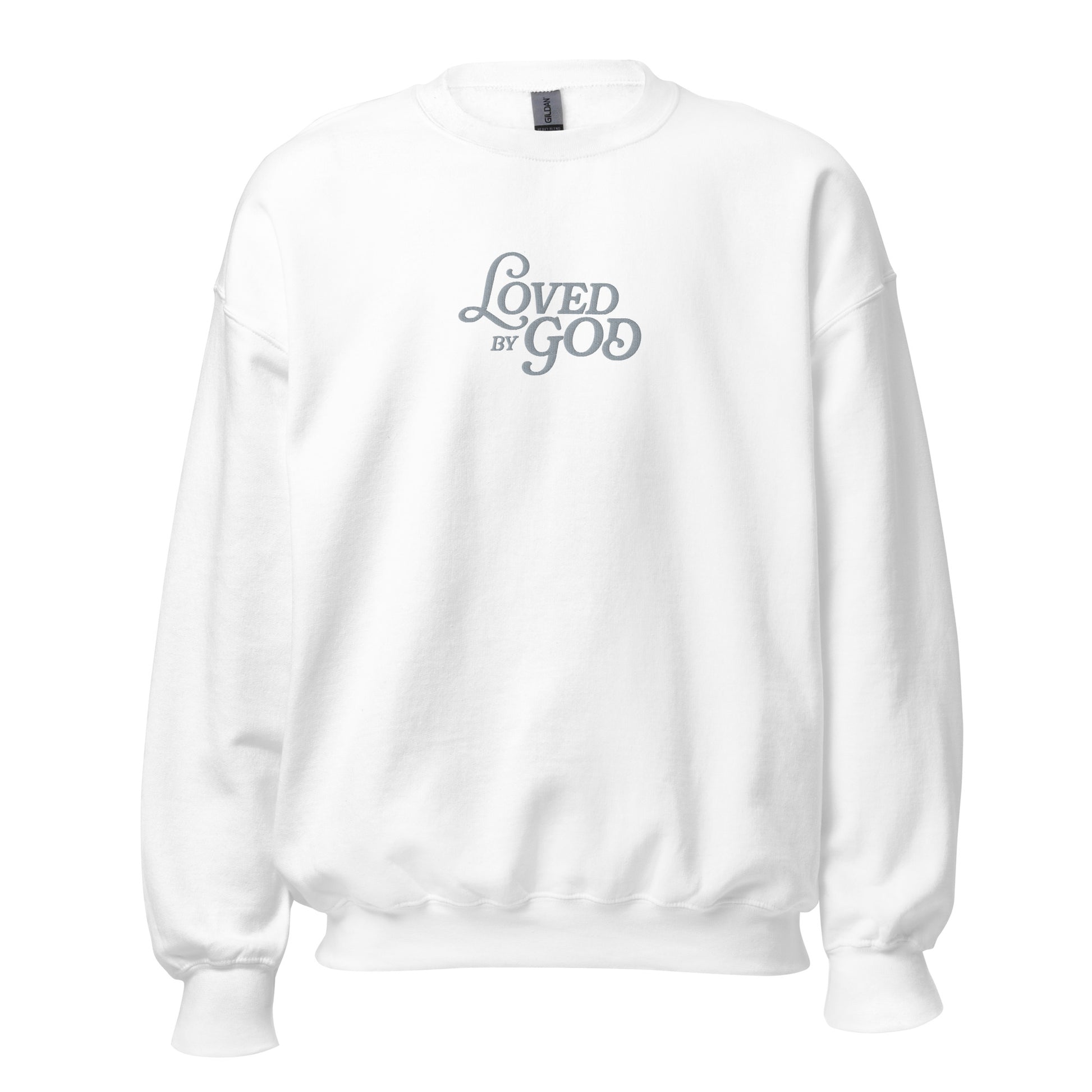 "Loved by God" Embroidered Sweatshirt