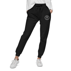 Image of One Way Embroidered Unisex Fleece Sweatpants