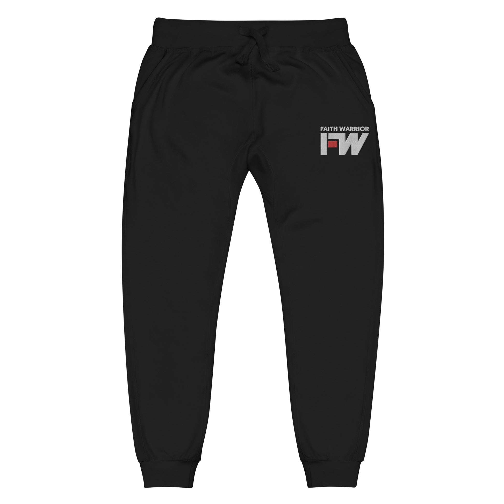 Faith Warrior Embroidered Unisex Fleece sweatpants