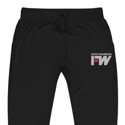 Image of Faith Warrior Embroidered Unisex Fleece sweatpants