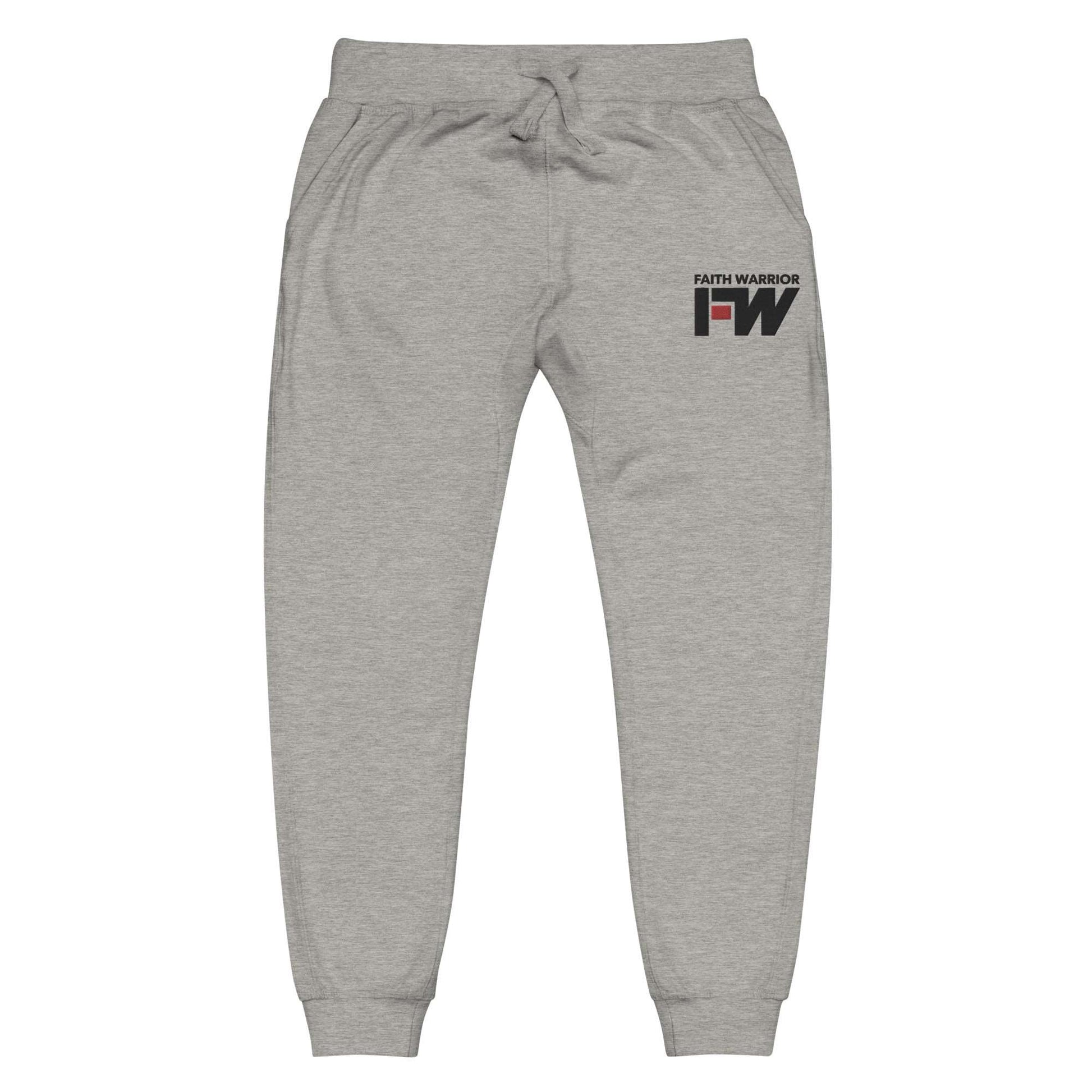 Faith Warrior Embroidered Unisex Fleece sweatpants