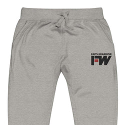 Image of Faith Warrior Embroidered Unisex Fleece sweatpants