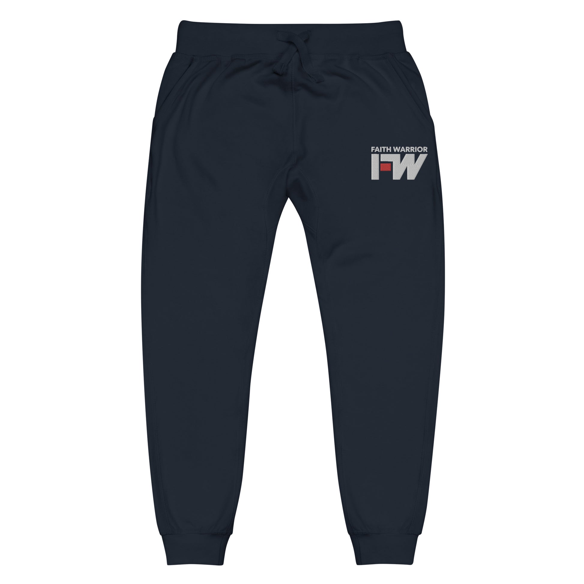 Faith Warrior Embroidered Unisex Fleece sweatpants