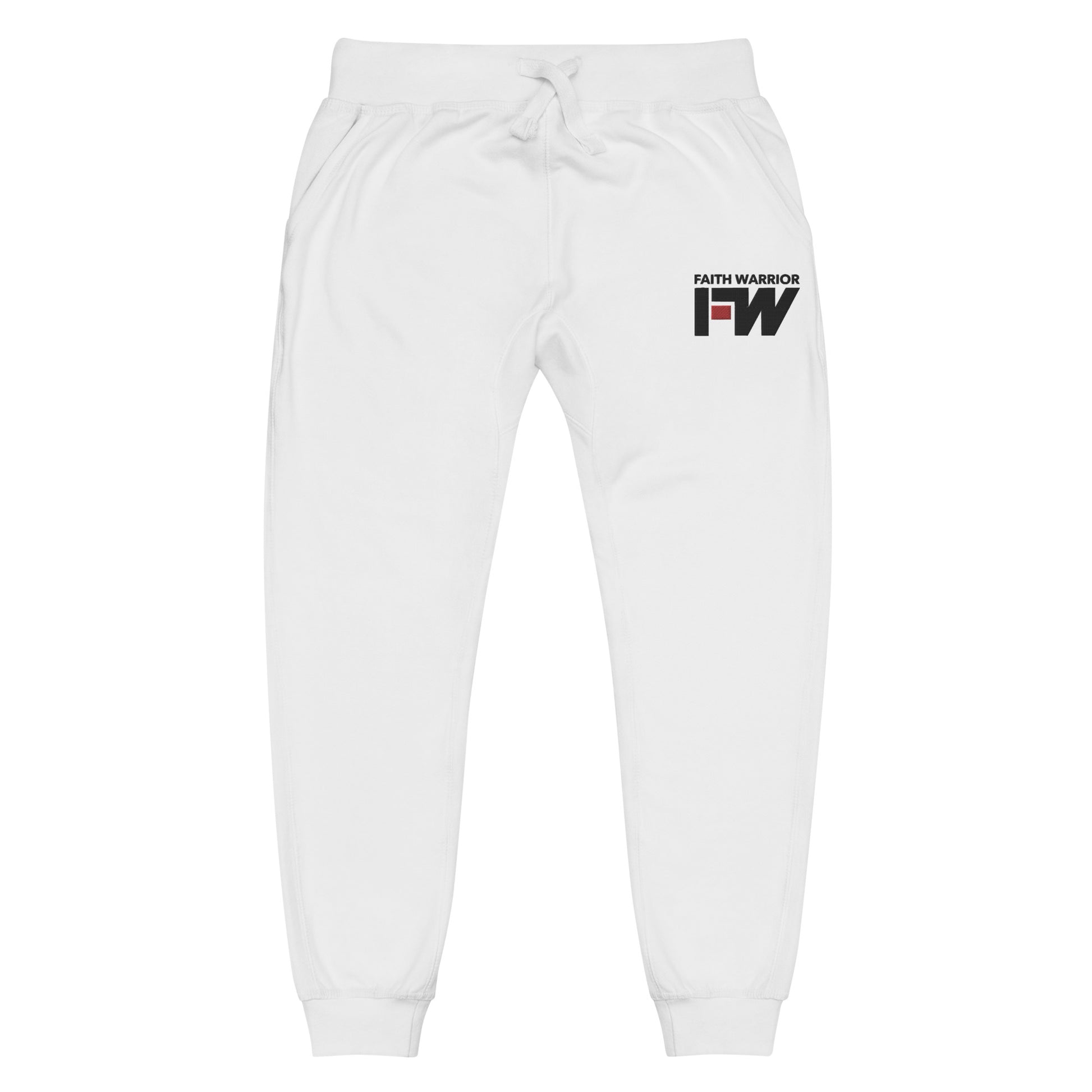 Faith Warrior Embroidered Unisex Fleece sweatpants