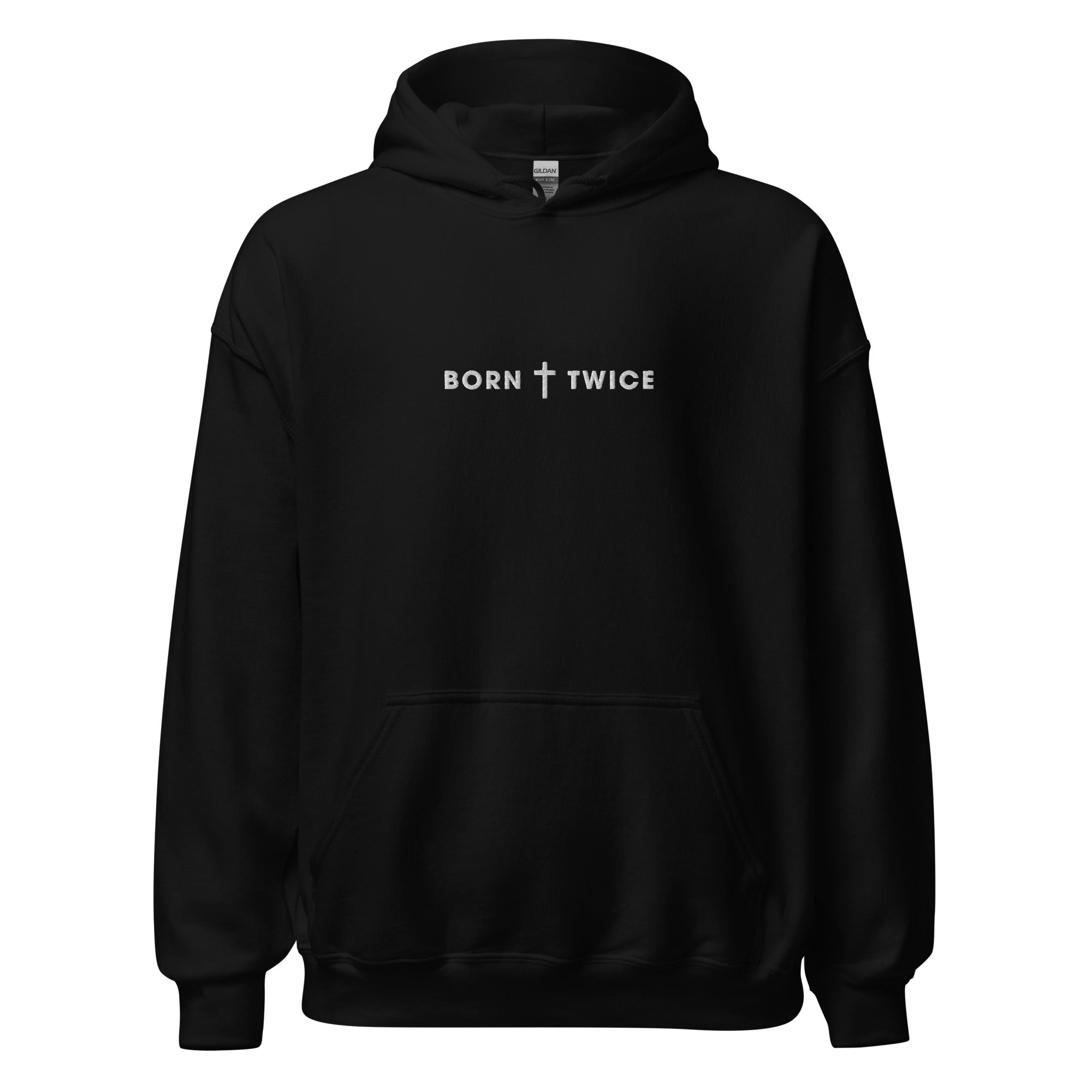 Born Twice Embroidered Hoodie