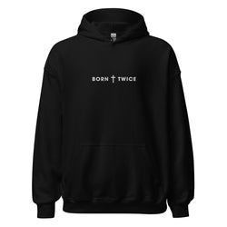 Image of Born Twice Embroidered Hoodie