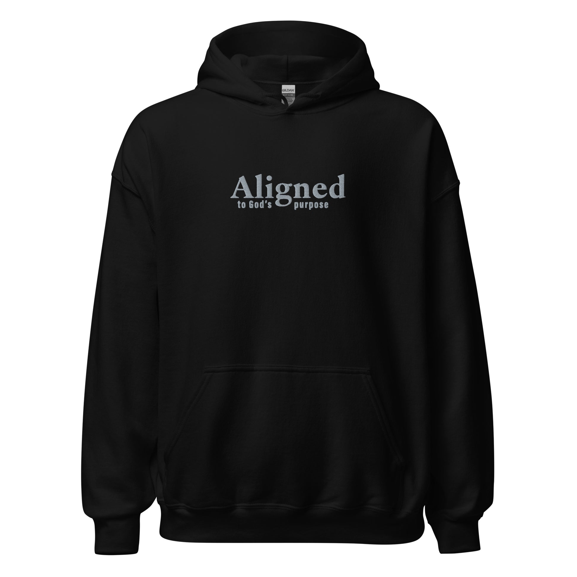 Aligned (to God's Purpose) Embroidered Hoodie