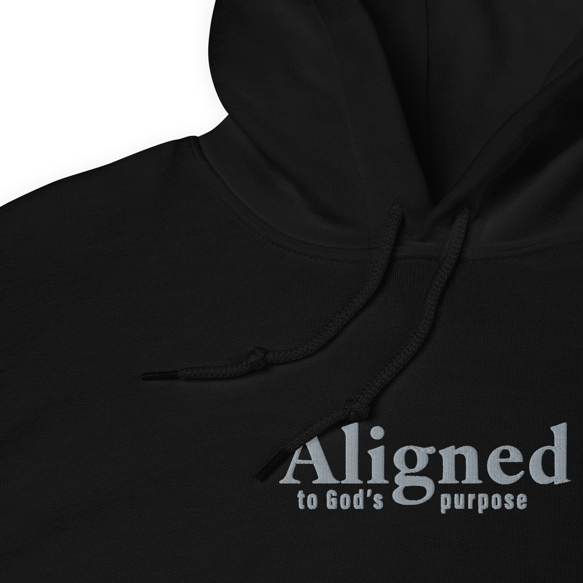 Aligned (to God's Purpose) Embroidered Hoodie