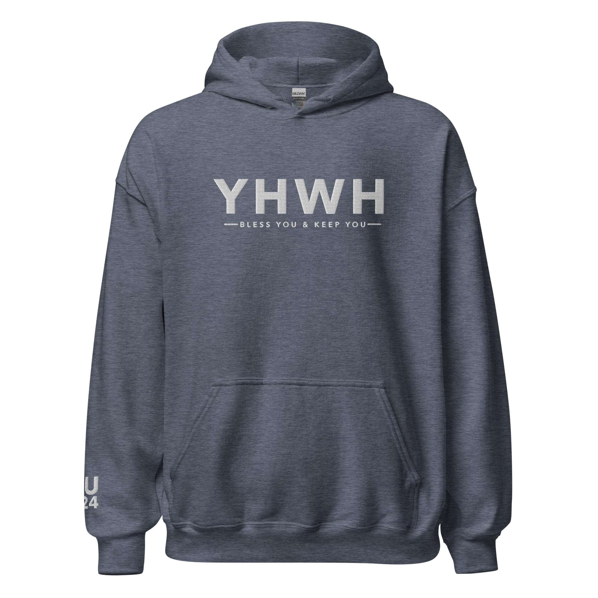 YHWH Bless You and Keep You Embroidered Hoodie