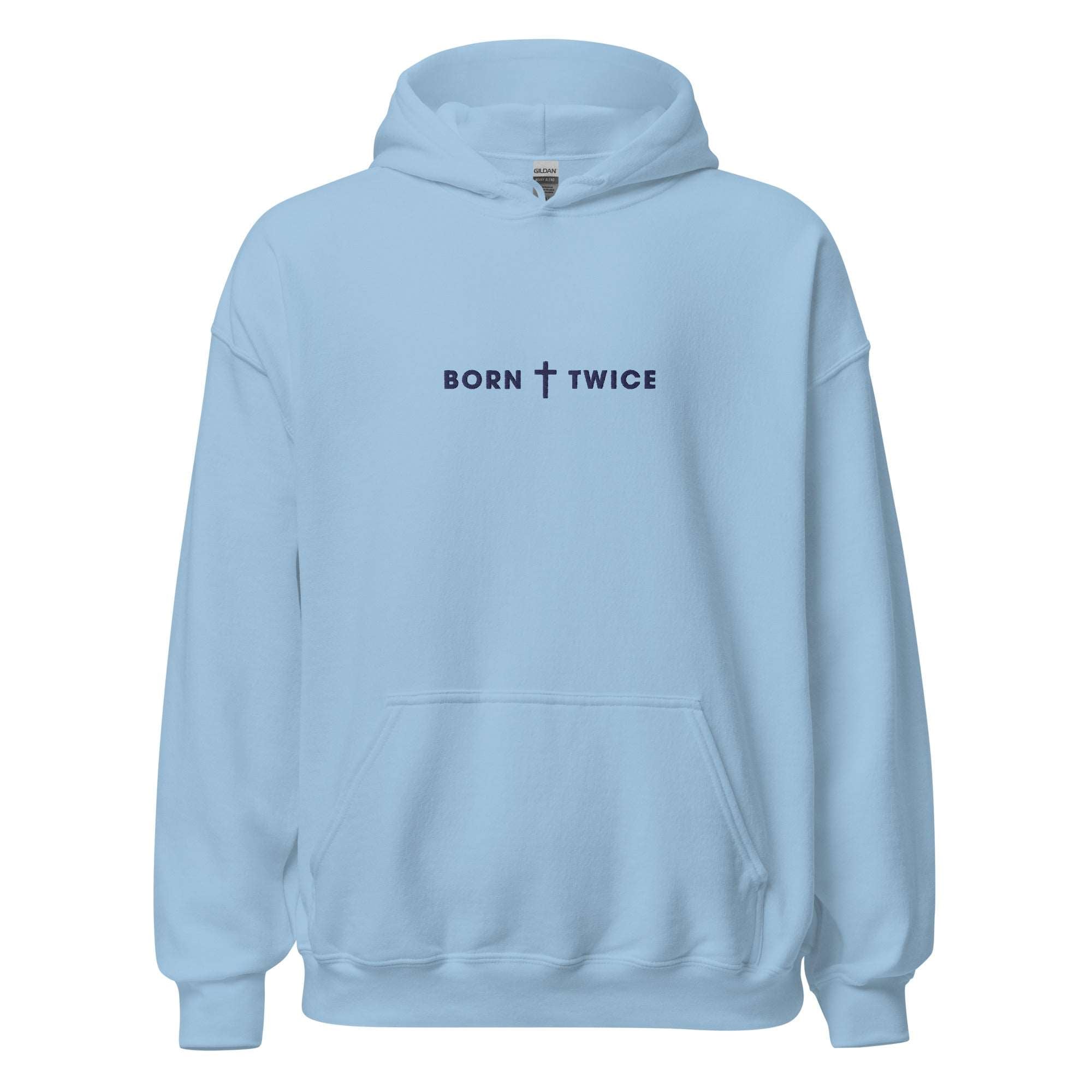 Born Twice Embroidered Hoodie