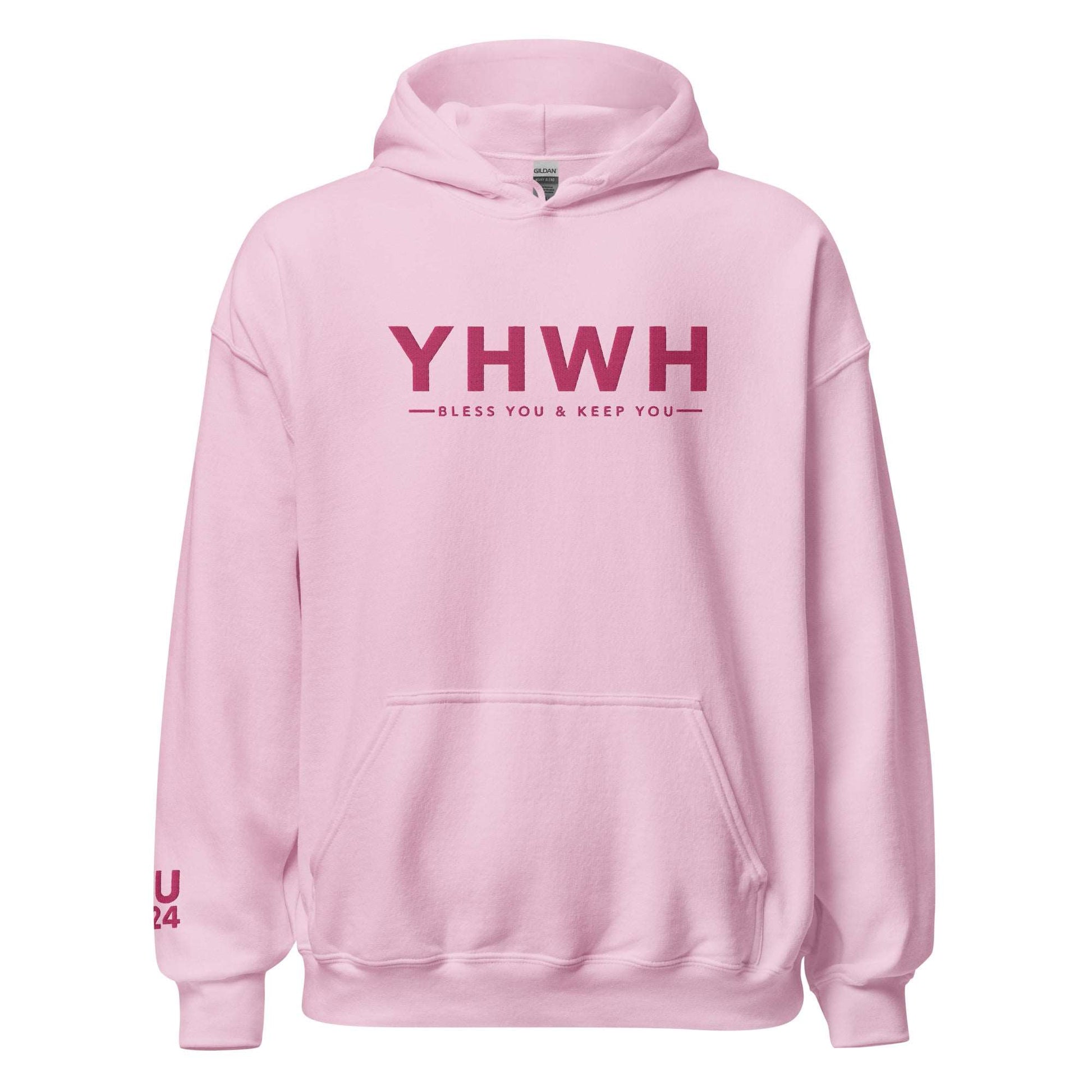 YHWH Bless You and Keep You Embroidered Hoodie