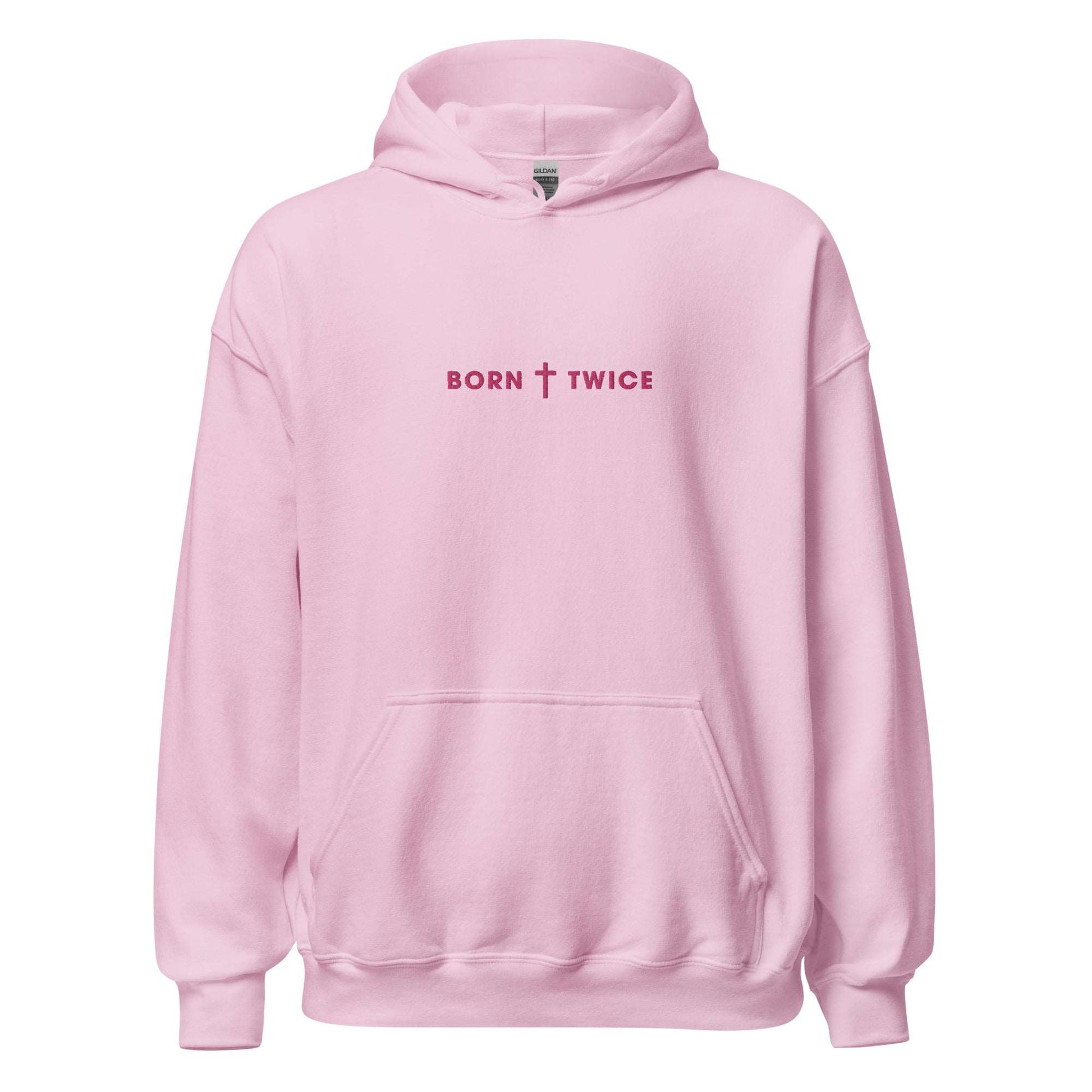 Born Twice Embroidered Hoodie