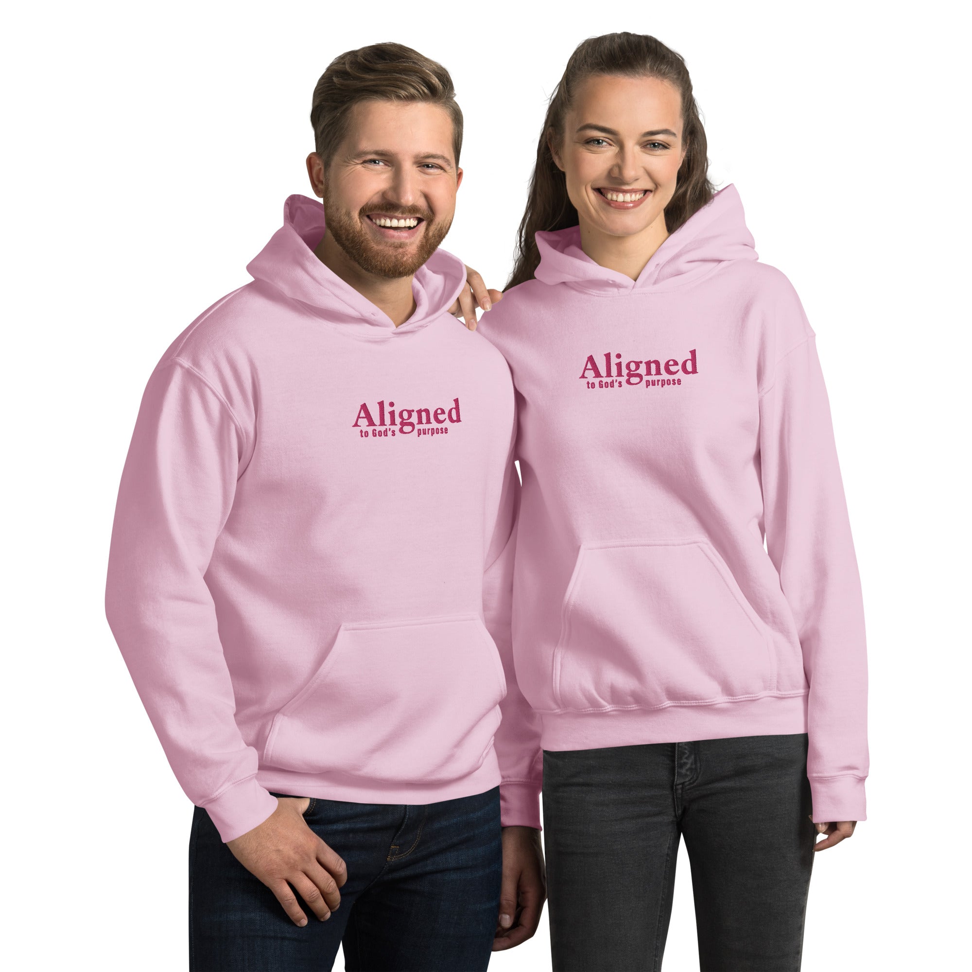 Aligned (to God's Purpose) Embroidered Hoodie