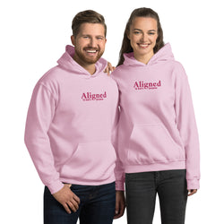 Image of Aligned (to God's Purpose) Embroidered Hoodie