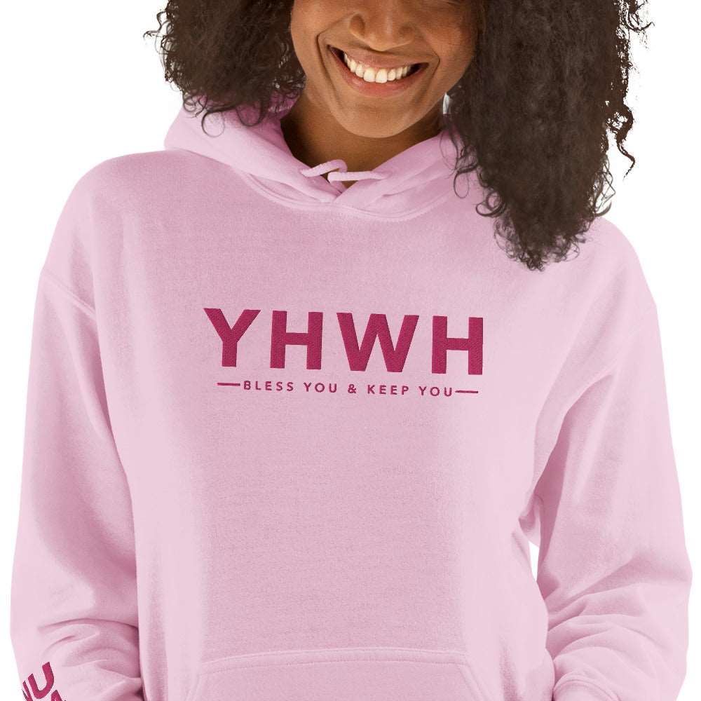 YHWH Bless You and Keep You Embroidered Hoodie