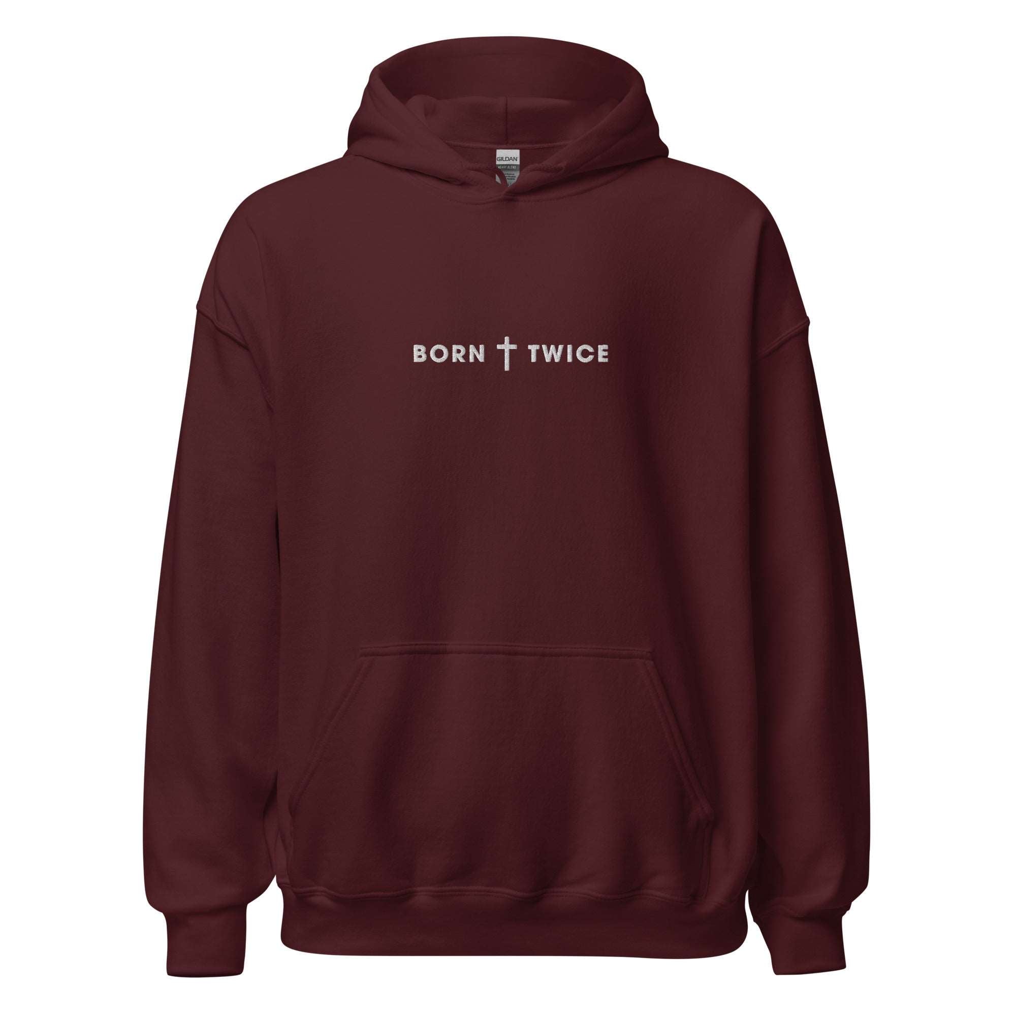 Born Twice Embroidered Hoodie