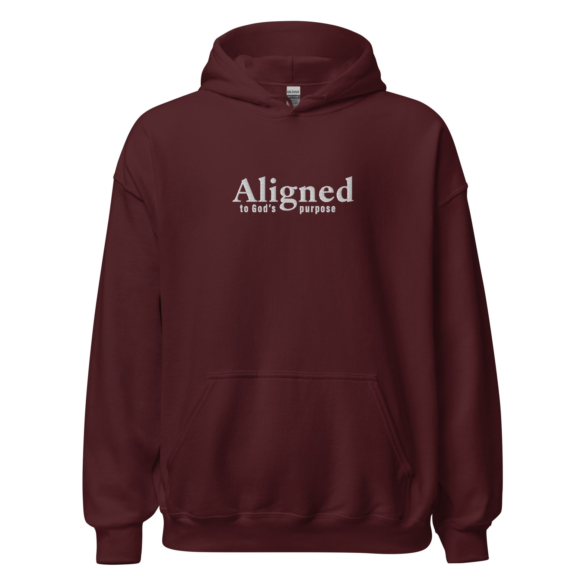 Aligned (to God's Purpose) Embroidered Hoodie